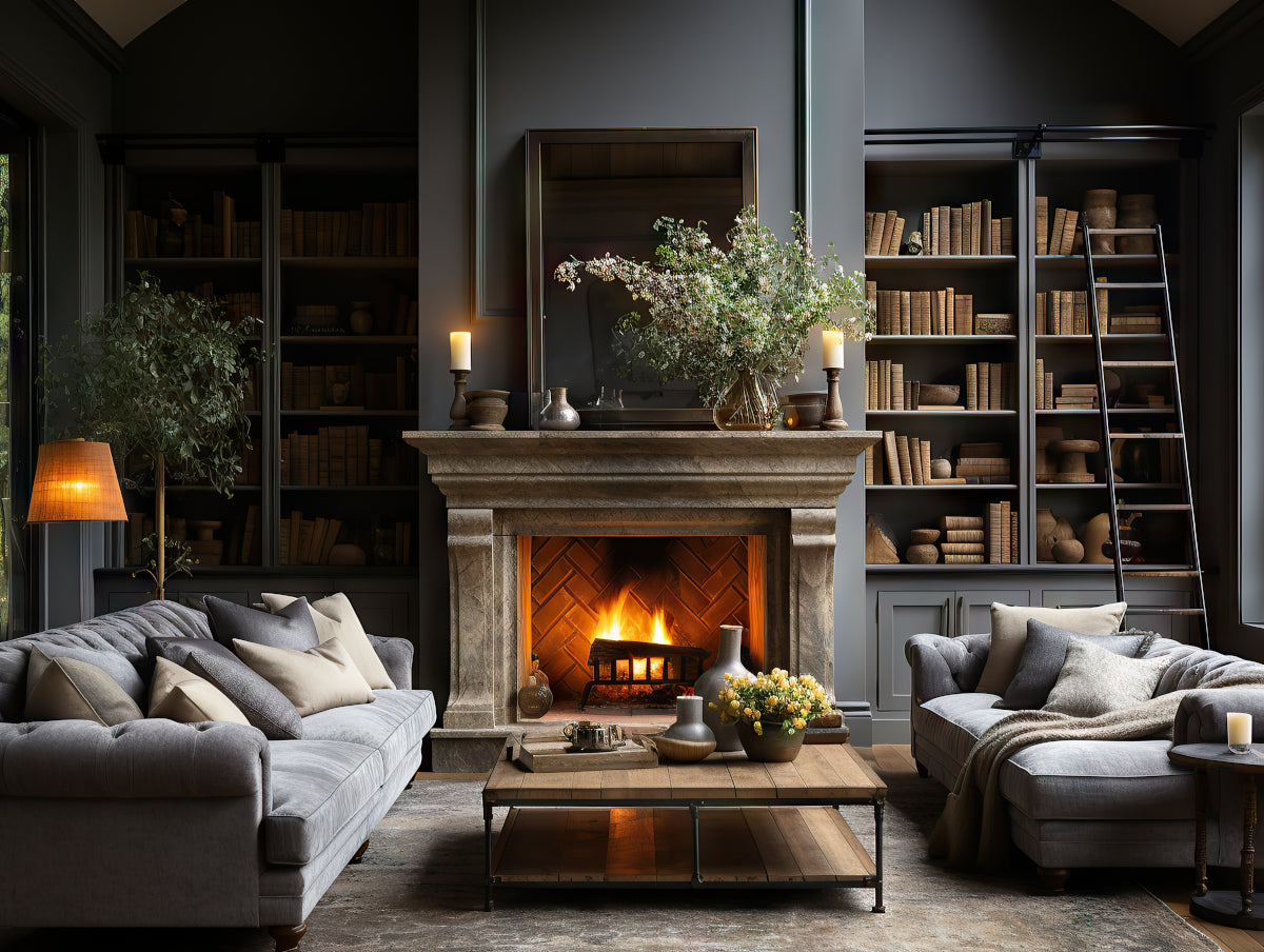 Domestic Heating with Fireplaces & Stoves Using Firewood & Wood Pellets